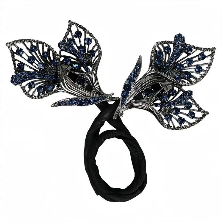 Light%20Luxury%20Hair%20Accessories%20Zircon%20Shiny%20Curling%20Iron%20Butterfly%20Elegant%20Flowers%20Lazy%20Twist%20Clip%20Hair%20Magic%20-%20Image%202