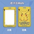 Pokmon Pikachu Card Holder Student Anime PVC Waterproof Demagnetizing Bus Subway Campus Card Collection Card Cover with Lanyard. 