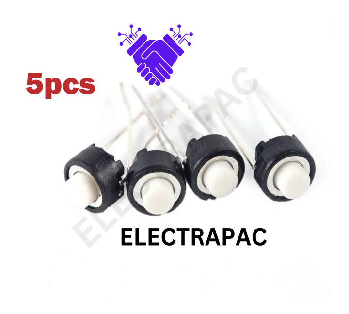 5pcs mini push button switch 2 pin small push button switch push