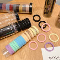 Canned simple hair band high elastic ponytail rubber band hair thickened hair rope women's summer hair tied Korean style headband. 