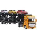 【Unbeatable Prices】 Alloy Car Model Truck Trailer Transporter Alloy Car Model High Gift Boy. 
