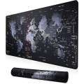 World Map Mouse Pad Desk Mat Large - Non Slip 27.4x12 inch.
