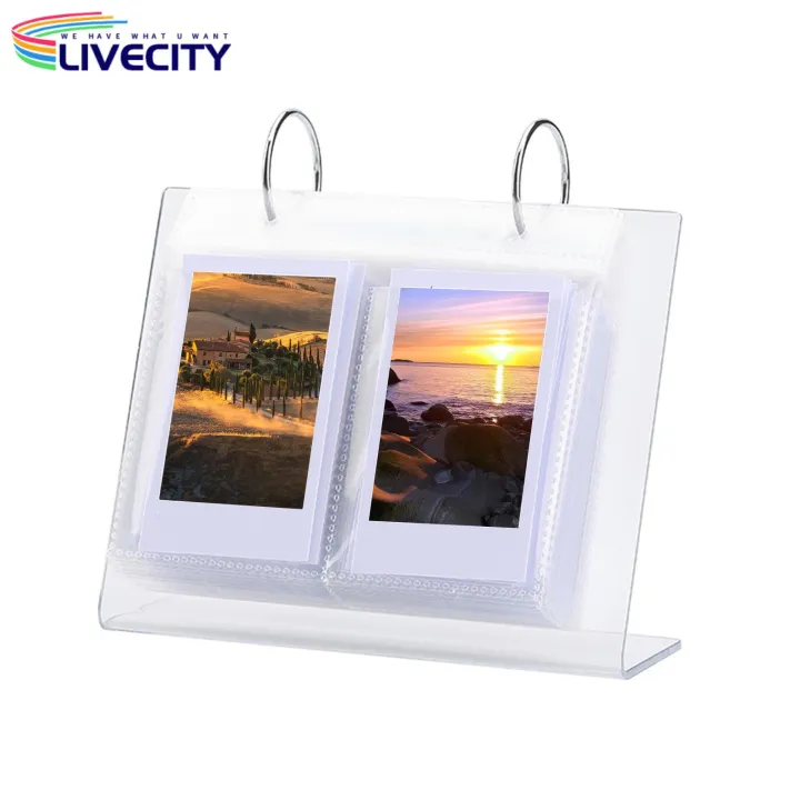 Double-sided%20Photo%20Display%20Stand%20Compact%20Acrylic%20Flip-up%20Mini%20Photo%20Album%20Showcase%20Memories%20with%2034/68%20Pockets%20Perfect%20Tabletop%20Picture%20Display%20Stand%20Photo%20Display%20Stand%20-%20Image%203