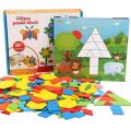 250pcs 3d Puzzles Wooden Toy Kids Geometric Shape Tangram Jigsaw Puzzle Baby Educational Learning Wood Toys For Children Game.