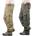 Spring Winter Cargo Pants Men Multicket Straight Mens Trousers Casual Baggy Pants Men Big Size Spodnie Taktyczne.