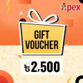 Apex Gift Voucher Tk 2500. 