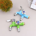 Dual Control Double Outlet Water Tap 1/2" Universal Interface Plastic Faucet Home Bathroom Hose Irrigation Quick Connector Conbo.