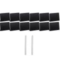 20 Pack Mini Chalkboard Signs Black for Chalk Sign for Food - Party - Buffet - Table Sign Chalkboard with 2 Chalk Marker. 