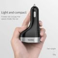 Hoco 5V3.1A 96W Dual USB Car Charger With one Car Lighter Slot digital Display Charging Voltage Current For iphone 11 XS Samsung. 