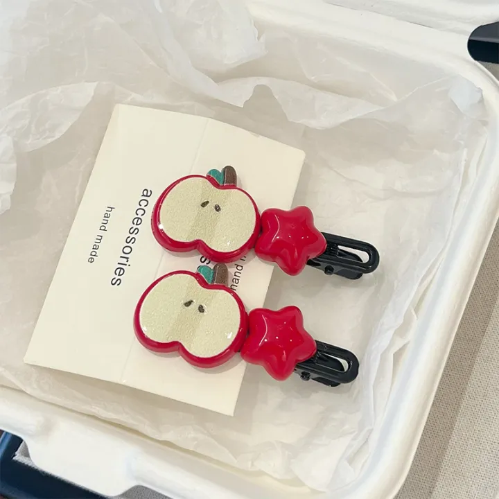 Cute%20Apple%20Hair%20Clip%20Star%20Duckbill%20Clip%20Hair%20Pin%20Bangs%20Side%20Clip%20Woman%20Headwear%20SUPER%20BABY%20-%20Image%204