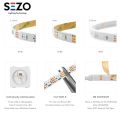 WS2812B Led Strip WS2812 RGB Individually Addressable Smart Led Lights Strip Black White IP30/65/67 Waterproof 0.3W/LED DC5V. 