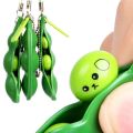 Fidget Toys Pea Squishy Squeeze Keychain Cute Stress Rubber Boys Xmas Gift Decompression Anti Stress Child Mochi Toys. 