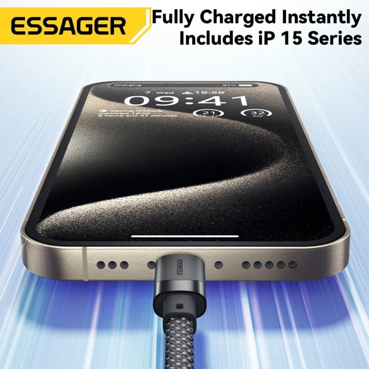 Essager%20Essager%20USB%20C%20To%20C%20100W%20Magnetic%20Fast%20Charger%20Cable%20For%20iPhone%2015%2065W%20Type%20C%20To%20C%20Data%20Charging%20Wire%20for%20Laptop%20Samsung%20-%20Image%204