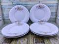 6 Pcs Porcelain Snack Plate Set, Ceramic Sauce Plate , Cake Plate Or Salad Plate Set..