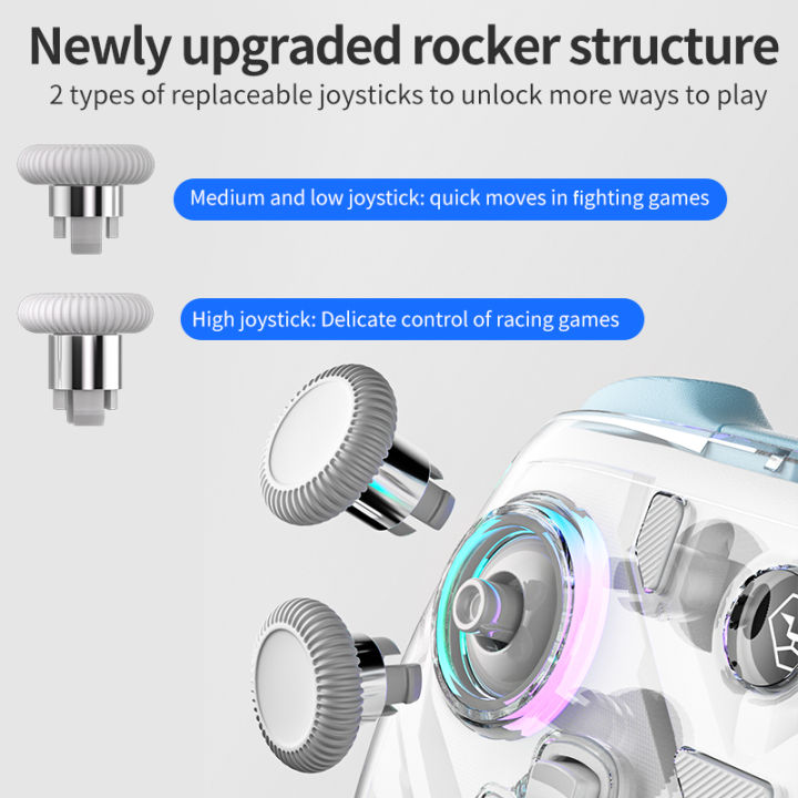 Aolion%20K10%20Gaming%20Controller%20With%20Charging%20Dock%20RGB%20Wireless%20Gamepad%20Hall%20Effect%20Joystick%20Trigger%20For%20Nintend%20Switch/PC/Phone%20-%20Image%202