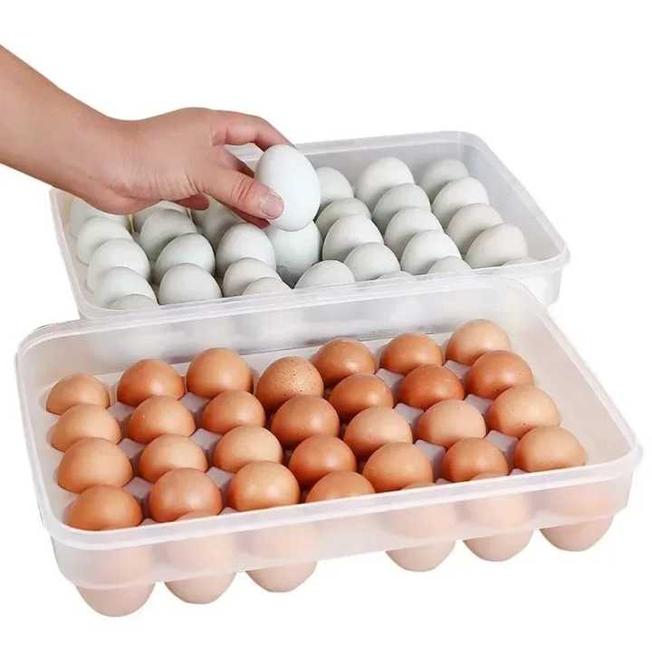 34%20Grid%20Egg%20Storage%20Box%20Food%20Container%20Organizer%20Household%20Kitchen%20Transparent%20Box%20Egg%20Box%20Shelf%20Egg%20Storage%20Box%20-%20Image%202