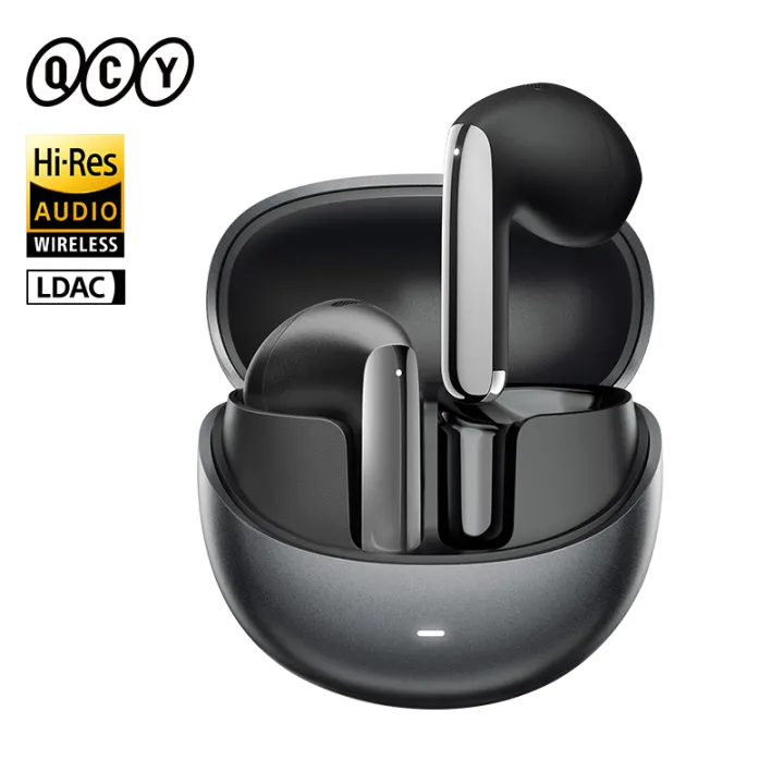 QCY HT10 AilyBuds Pro+ ANC Wireless Earphone Hi-Res Audio with LDAC Bluetooth 5.3 Earbuds 6 Mic AI HD Call