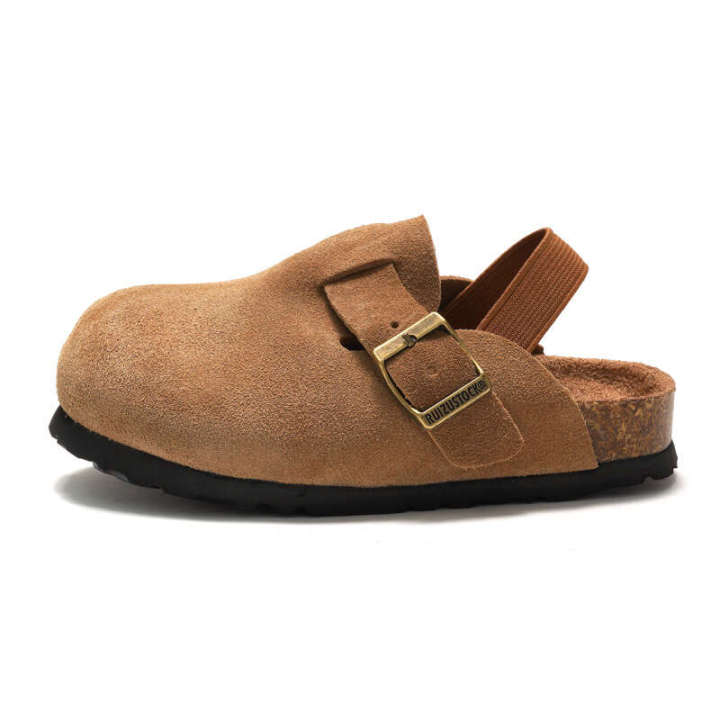 RUIZUSTOCK%20Ruizu%20Autumn/Winter%20Children's%20Cork%20Sandals,%20Genuine%20Leather,%20Boys'%20Beach%20Slippers,%20Headband,%20Girls'%20Matte%20Leather%20-%20Image%206