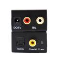 3.5MM Jack 2*RCA Amplifier Decoder Digital to Analog Audio Converter Optical Fiber Coaxial Signal to Analog DAC Spdif Superman. 