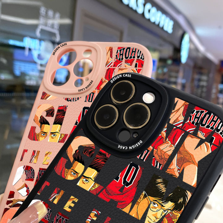 AMORVOR%20for%20Realme%20C55%20Back%20Cover%20Cartoon%20SLAM%20DUNK%20PU%20Leather%20Case%20Soft%20Silicone%20Edge%20Mobile%20Cover%20-%20Image%206