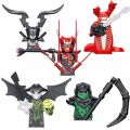 0001 Mini Ninja Action Figure Bricks Morro Oni Omega Building Blocks Assemble Model Doll Kids Boy Toys Birthday Christmas Gifts. 