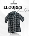 ELOURES Exclusive Cuban Shirt Men's Long Sleeve Fashionable Casual Button-Up Top. 
