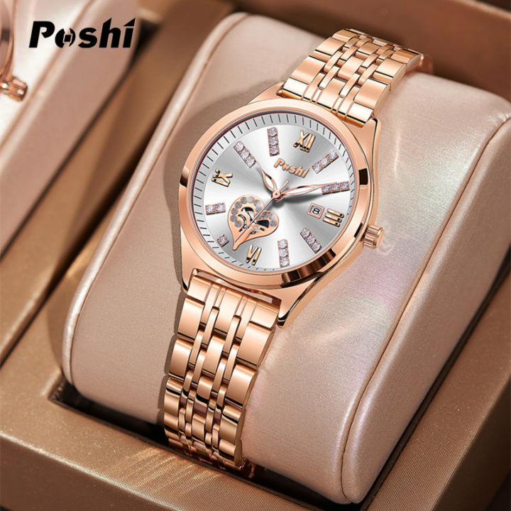 POSHI%20Women%20Watches%20Fashion%20Stainless%20Steel%20Date%20Ladies%20Wristwatch%20Waterproof%20Quarzt%20Watch%20Girlfriend%20Gift%20Relogio%20Feminino%20-%20Image%202