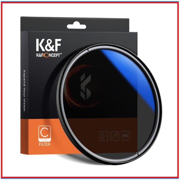 K&F Concept 55mm KF01.1436 HMC Classic Series Slim Multicoated Circular Polarizer CPL Filter