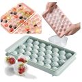 Ice cube mold 33 Grid Reusable Round Ball Ice Cube Maker DIY Ice Cream Accessories for Homemade Ice Cream Making.