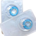 Bella Contact Lens Natural Cool Blue. 