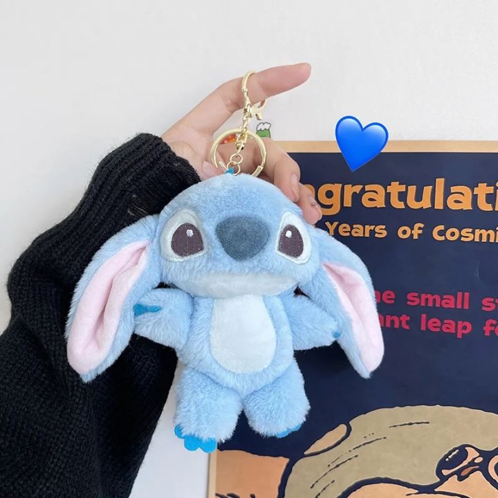 Disney%20Cute%20Stitch%20Plush%20Toy%20Lovely%20Lilo%20Stitch%20Doll%20Angel%20Plushies%20Cute%20Stuffed%20Movie%20Anime%20Bag%20Pendant%20Key%20Chain%20Girl%20-%20Image%203