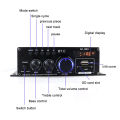 AK380 Digital Amplifier V5.0 HiFi FM Audio Amplifier For Karaoke Home Theater Sound System Subwoofer Speaker.