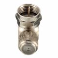 Male to Female Right Angle TV Antenna Cable Connector F-Type Adapter 90 degree. 