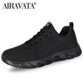 Men's trendy lace up knit sneakers casual outdoor athletic running walking gym shoes dislikelike.