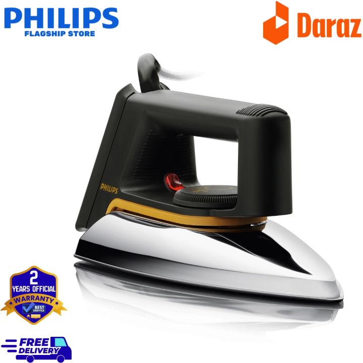 Philips%20%20HD1172%20Classic%20Dry%20Iron%20%20Fast%20&%20Efficient%20%7C%20Linished%20Soleplate%20%7C%201000W%20Power%20%7C%20Durable%20Classic%20Design%20-%20Image%203