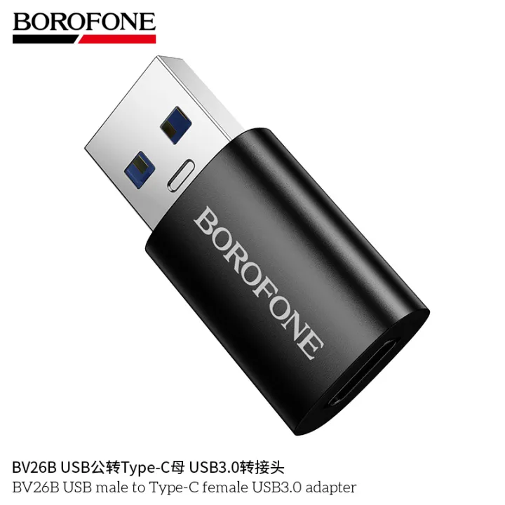 BOROFONE%20BV26B%20USB%20male%20to%20Type-C%20female%20USB3.0%20adapter%20OTG%20Converter%20Cable%20-%20Image%204