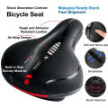 MTB Bike Seat BigSaddle Bicycle Saddle Mountain Bike Seat Bicycle Seat Cover Foam Seat Cushion. 