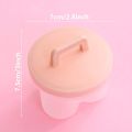 4 Cooking Tools Egg Poacher with Lid Microwave Egg Cooker,Pink.
