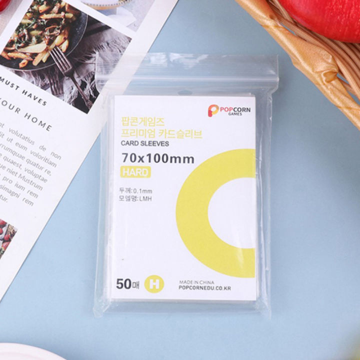 50pcs%20Korea%20Card%20Sleeves%20Clear%20Acid%20Free-No%20CPP%20HARD%20Photocard%20Album%20Binder%20-%20Image%206