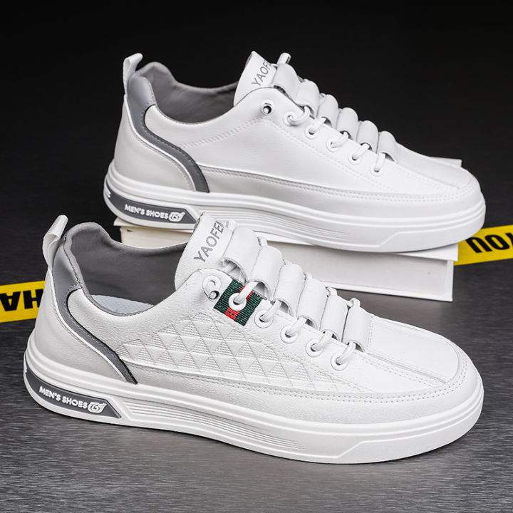 White Shoes 2023 Men's Shoes Summer New Breathable Men's Casual Sneakers All-Match Fashion Shoes Men's Fashion