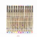 Superior Color Needle Drawing Pen Fineliner 12 Pcs professional-grade set designed for precision work, including technical drawing, sketching, and journaling.