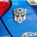 3D Metal Car Sticker Transformers Emblem Tail Badge Emblem Decal Cool Autobot Logo Car Styling Auto Decor Accessories. 