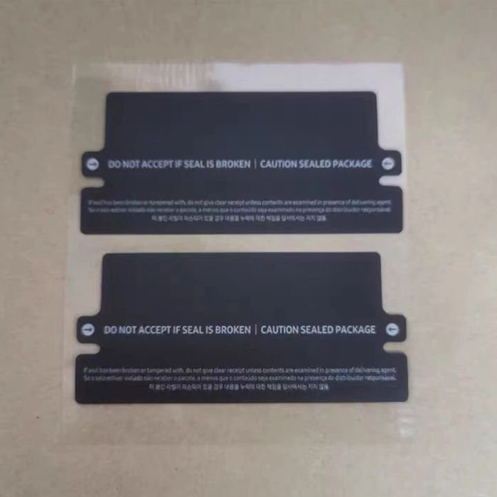10PCS Box Packaging Protective Label Sealing Sticker Film For Samsung Galaxy S24 Ultra S24 Plus Wrap Plastic Seal Factory Film