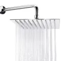 6/6 Inche SS Shower Set With 12 Inches SS Pipe (Full Set) / Rain Shower Complete Set.
