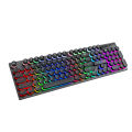 T-WOLF Thunderwolf T80 Gaming Keyboard Wired Luminous Laptop Office Pink Punk Retro Keyboard. 