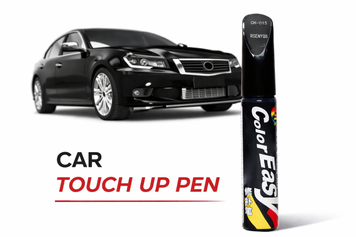 Car Paint (Black) Repair Pen Brush Car Clear Scratch Remover Touch Up Pen Brush Tool