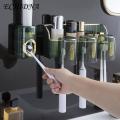 Removable Toothpaste Storage Rack Hands-free Toothpaste Squeezer with Wall Mount Space-saving Easy to Clean Holder for Southeast Asian Buyers.