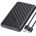 External Hard Drive Enclosure USB 3.0 to SATA III for 7mm and 9.5mm SATA HDD SSD.