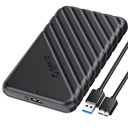 External Hard Drive Enclosure USB 3.0 to SATA III for 7mm and 9.5mm SATA HDD SSD