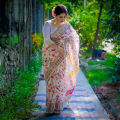Tangail Tat Trendy Afsan Print Cotton Saree - Comfortable, All-Season Wear. 